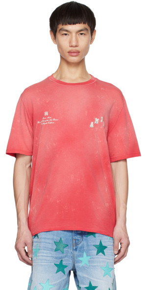 アイドル Amiri Burgundy College Logo tee M burgundy-college-logo-t-shirt-