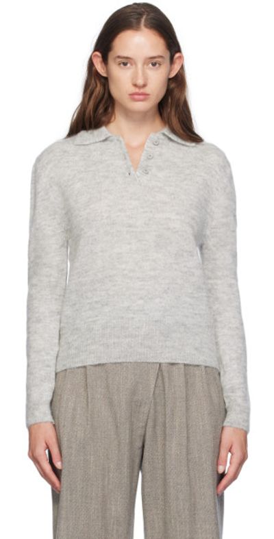 AMOMENTO AMOMENTO Gray Mohair Sweater