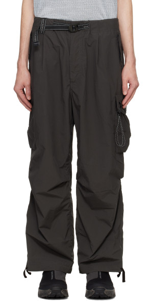 and wander - Gray Oversized Cargo Pants