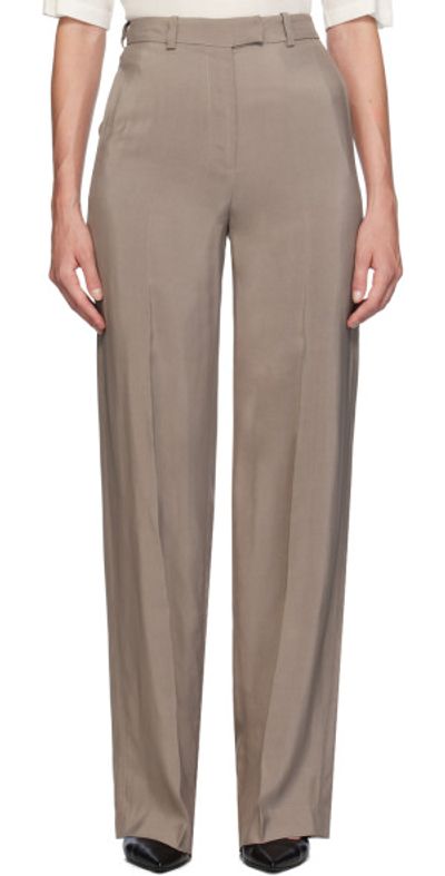 ANINE BING ANINE BING Taupe Dolan Trousers
