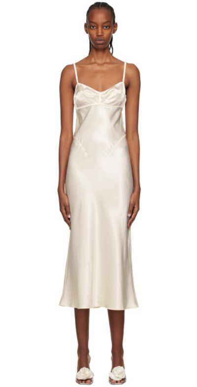Anna October - White Waterlily Midi Dress
