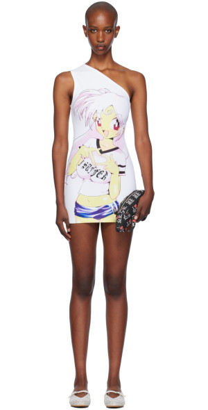 Ashley Williams - White Manga Sosa Minidress
