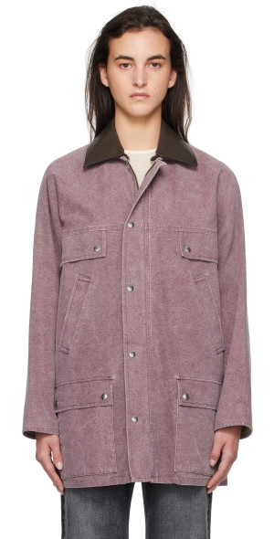 f*i様 AURALEE WASHED CAVALRY TWILL JUMPSU AURALEE Brown Wool Cavalry Twill Laminate Hunting Jacket Auralee