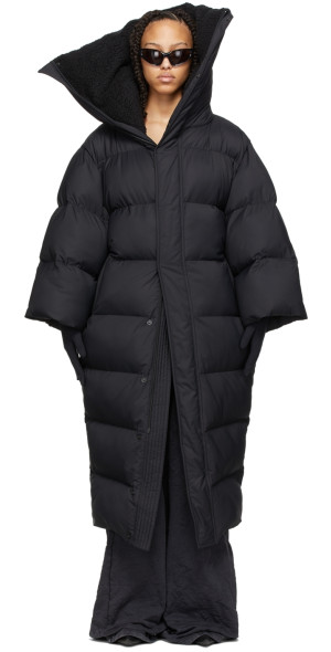 Balenciaga - Black Long CB Down Jacket