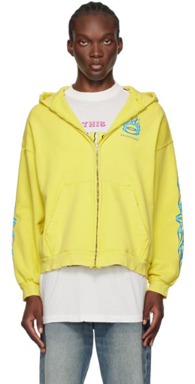 Balenciaga - Yellow Burning Unity Hoodie