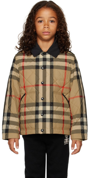 Burberry - Kids Beige Renfred Jacket