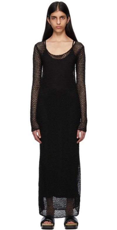 crochet knit maxi dress Marianne Ivory Knitted Maxi Dress main image 1