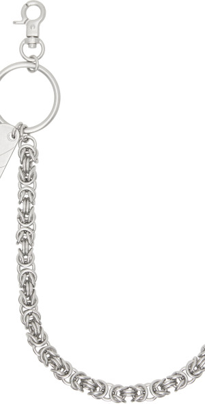 C2H4 - Silver Basics Pants Keychain