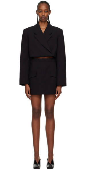 CAMILLA AND MARC - Black Camellia Mini Dress