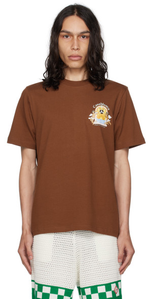 Casablanca - Brown 'Studio De Musique' T-Shirt