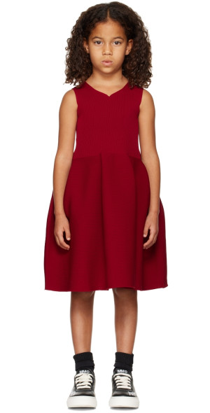 POTTERY KID SHORT BELL SLEEVES FLARE DRESS