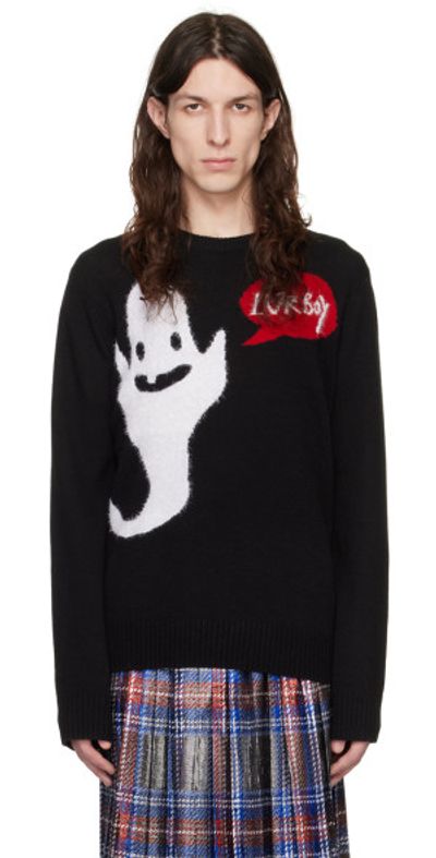 Charles Jeffrey LOVERBOY - Black Loverboy Ghost Sweater