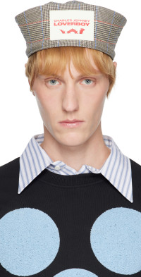 帽子 Charles Jeffrey LOVERBOY Charles Jeffrey LOVERBOY Yellow & Gray Ears Cap Charles