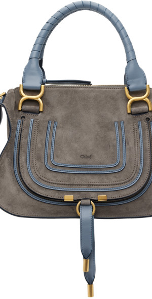 Chloé - Gray Small Marcie Shoulder Bag