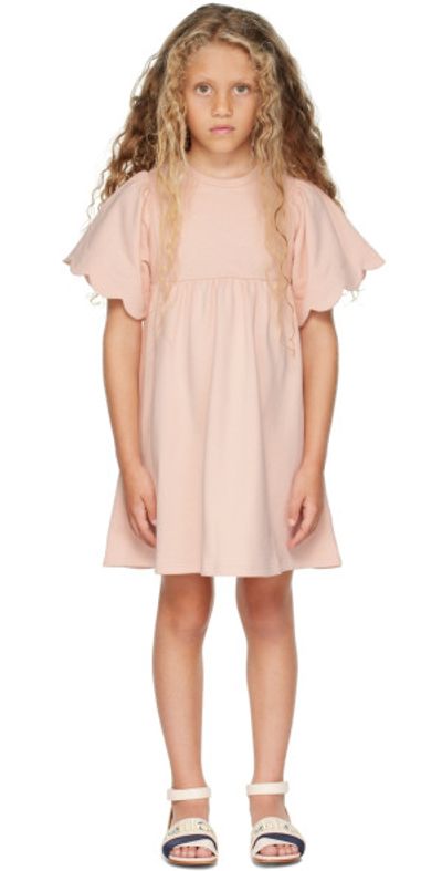 Chlo - Kids Pink Quilted Dress