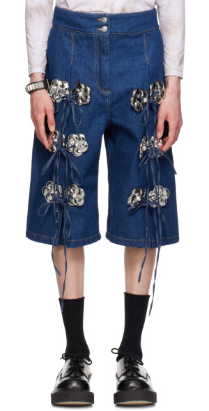 Chopova Lowena - Blue Beloved Denim Shorts