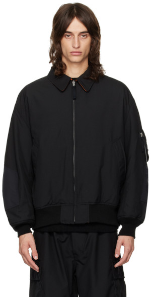 Comme des Garçons Homme - Black Reversible Bomber Jacket