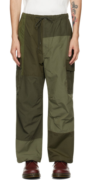 Comme des Garçons Homme - Green Patchwork Cargo Pants