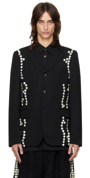 Comme des Garçons Homme Plus - Black Buttons Blazer
