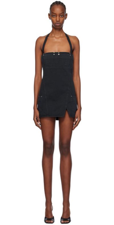 green emerald velvet dress Dion Lee main image 1