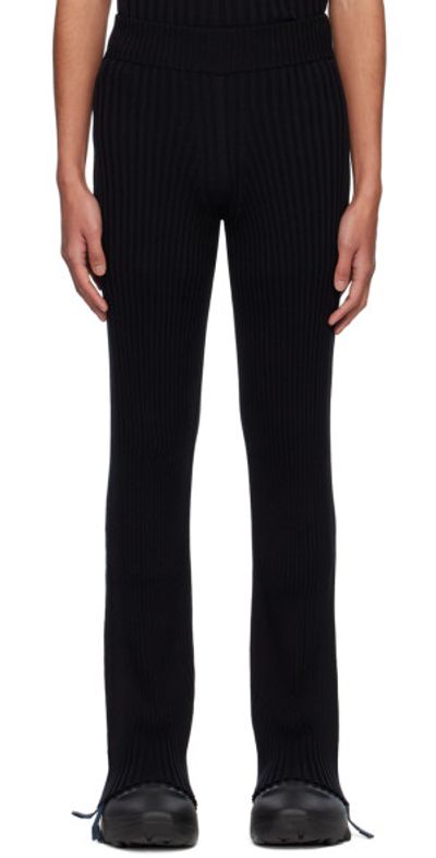 Dion Lee Dion Lee Black Gathered Utility Lounge Pants