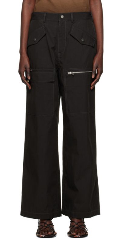 Dion Lee Dion Lee Black Slouchy Trousers