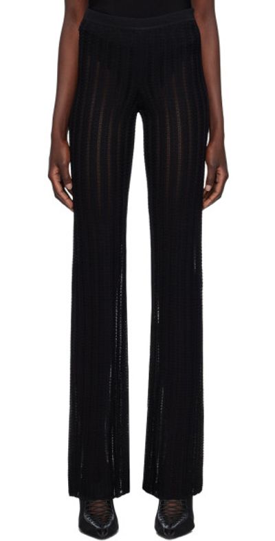 Dion Lee Dion Lee Black Snakeskin Trousers