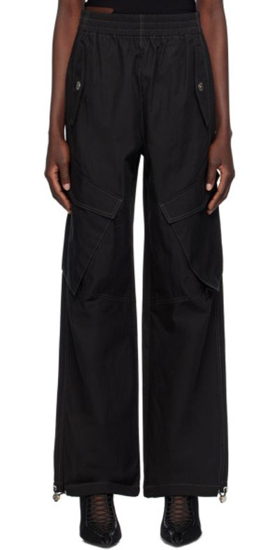 Dion Lee Dion Lee Black Snap Trousers