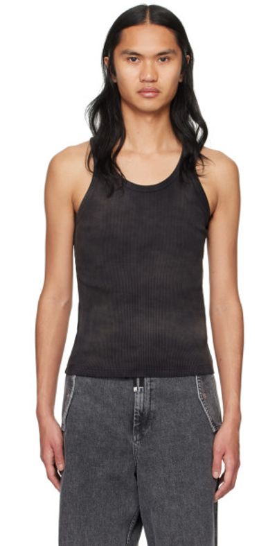 Dion Lee Dion Lee Black Sprayed Rivet Tank Top
