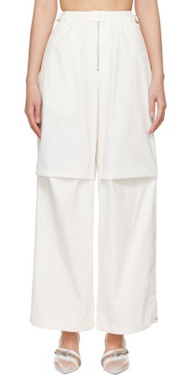 Dion Lee Dion Lee Off-White Flight Trousers
