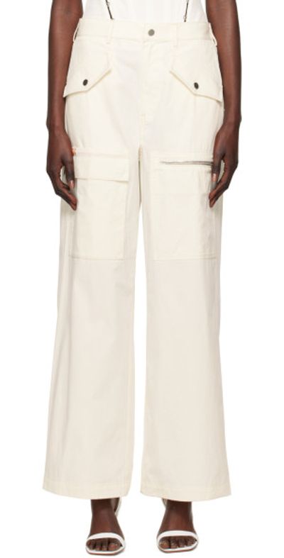 Dion Lee Dion Lee Off-White Slouchy Trousers