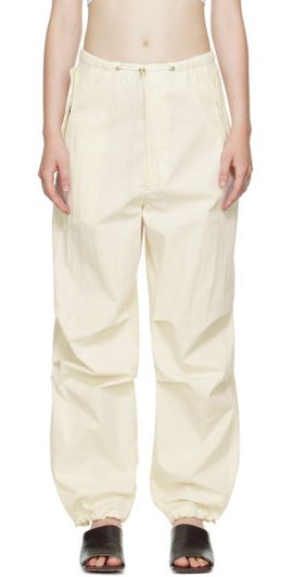 Dion Lee Dion Lee Off-White Toggle Parachute Trousers