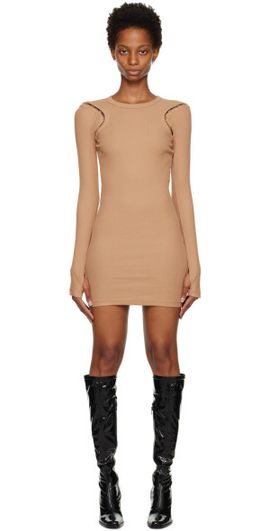 Dion Lee Dion Lee Tan Hook & Eye Minidress