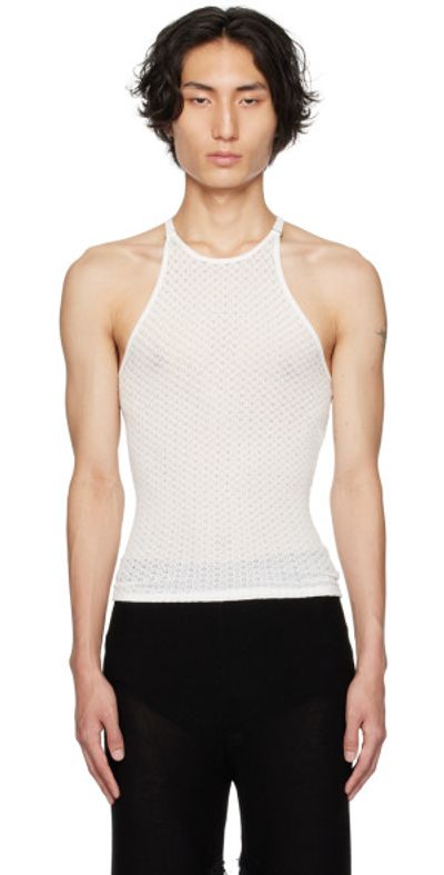 Dion Lee Dion Lee White Serpent Tank Top