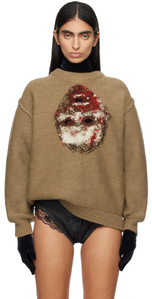 doublet - Beige Acting Zombie Sweater