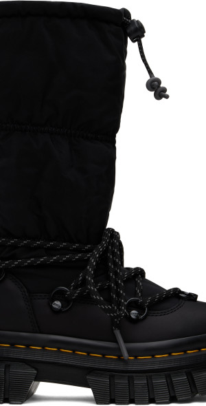 Dr. Martens - Black Audrick Padded Hi Platform Tall Boots