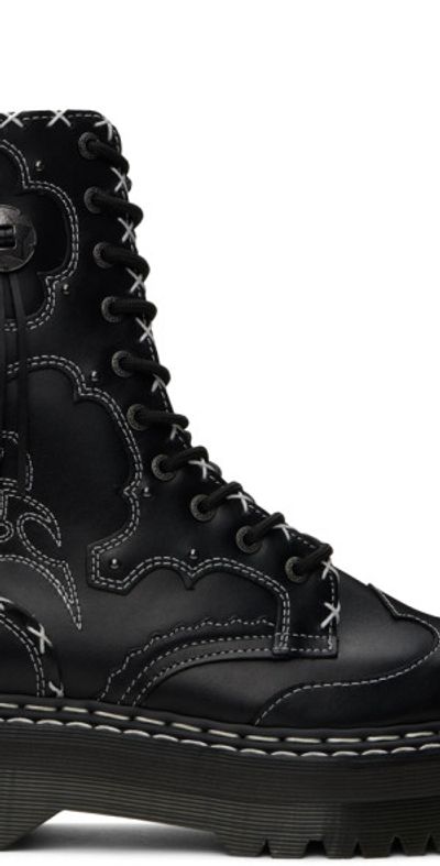 Martens Black Jadon Hi Gothic Americana Platform Boots