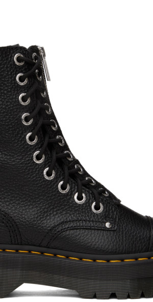 dr.martens 【sinclair hi twist】 (uk7) Dr. Martens - Black Sinclair Hi Twist Boots