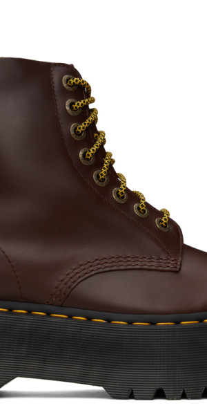 Dr. Martens - Brown 1460 Pascal Max Platform Boots