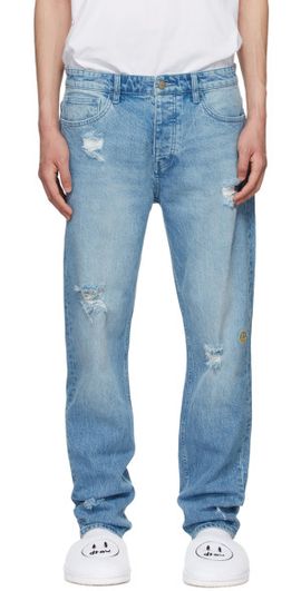 drew house drew house SSENSE Exclusive Blue Tapered Jeans
