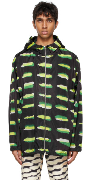 Dries Van Noten - Black Len Lye Edition Graphic Jacket