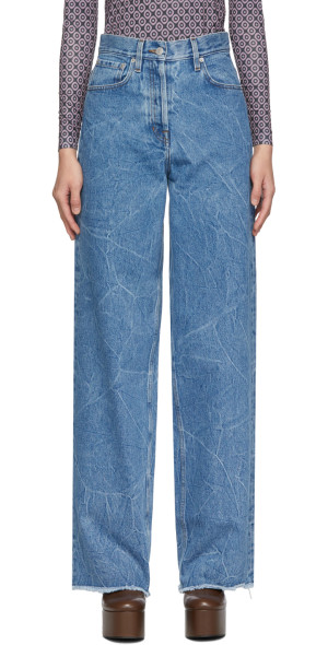 パンツ DRIES VAN NOTEN BLUE PINEL JEANS DRIES VAN NOTEN BLUE PINEL JEANS