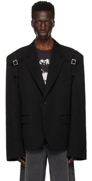 Enfants Riches Déprimés Blazer ブレザー　黒 Enfants Riches Déprimés - Black Restraint Blazer