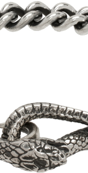 アクセサリー Enfants Riches Deprimes Serpent Silver Enfants Riches Déprimés - Silver Serpent Bracelet