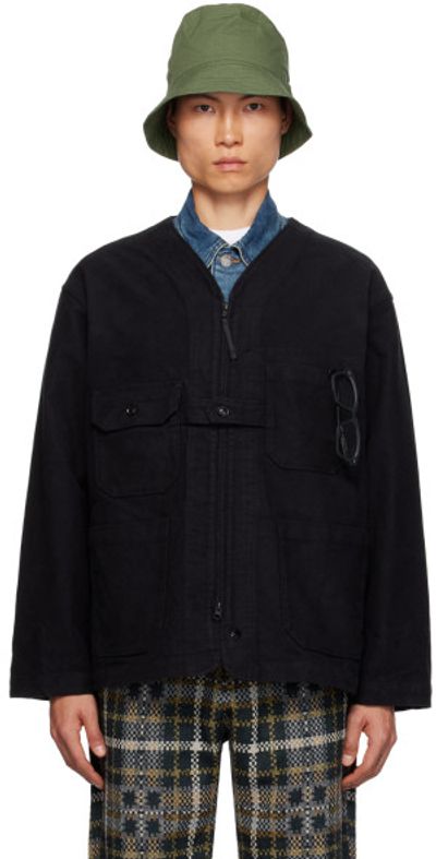 Engineered Garments Engineered Garments Black Kangaroo Pocket Jacket