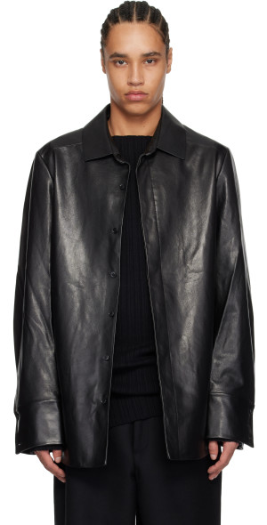 Entire Studios - Black Cache Leather Jacket