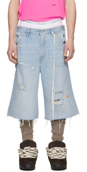 LEVI'S × ERL short pants jorts Levi's® X Erl Men's Overall Shorts - Light Wash | Levi's® US