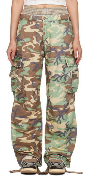 ERL - Khaki Camo Cargo Pants