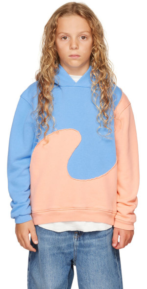 ERL - Kids Blue & Orange Swirl Hoodie