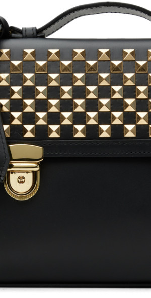 Ernest W. Baker - Black Studded School Bag